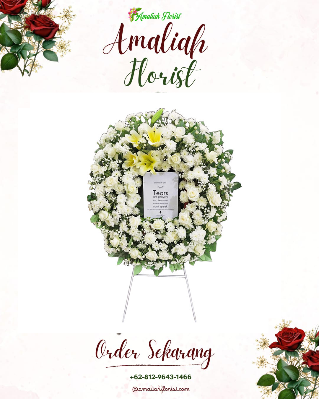 Krans Bunga Duka Medang Kampai